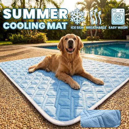 Cool silk dog bed